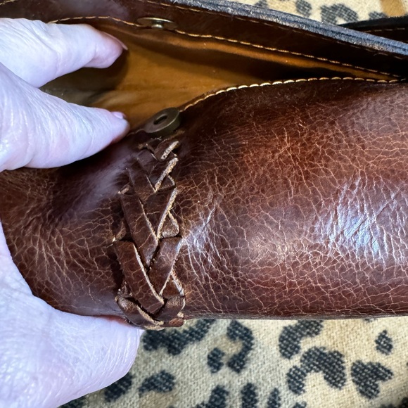 Patricia Nash Brown Leather Crossbody Bag - Picture 10 of 12
